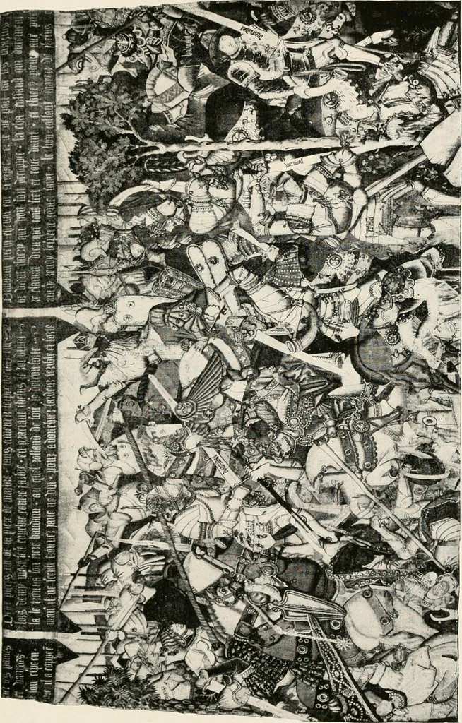 An illustration from Tapestries, their origin, history and renaissance, 1912, leaf 74
