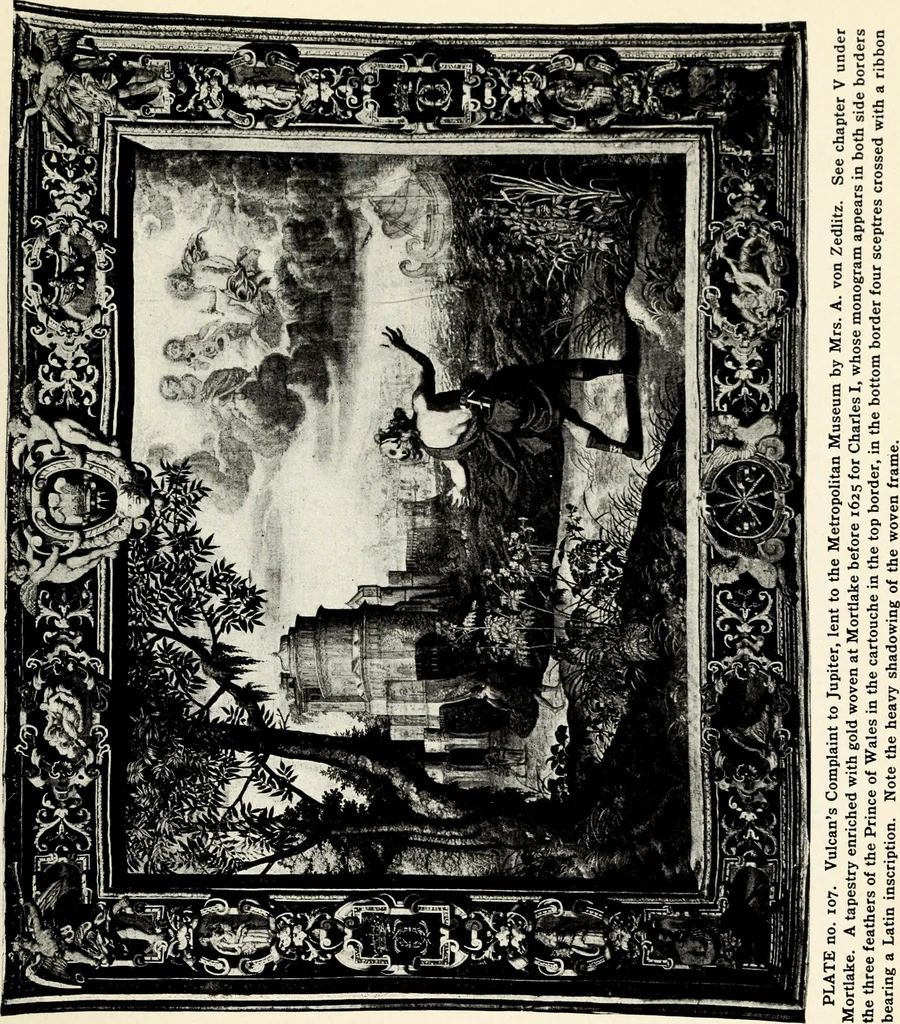 An illustration from Tapestries, their origin, history and renaissance, 1912, leaf 120