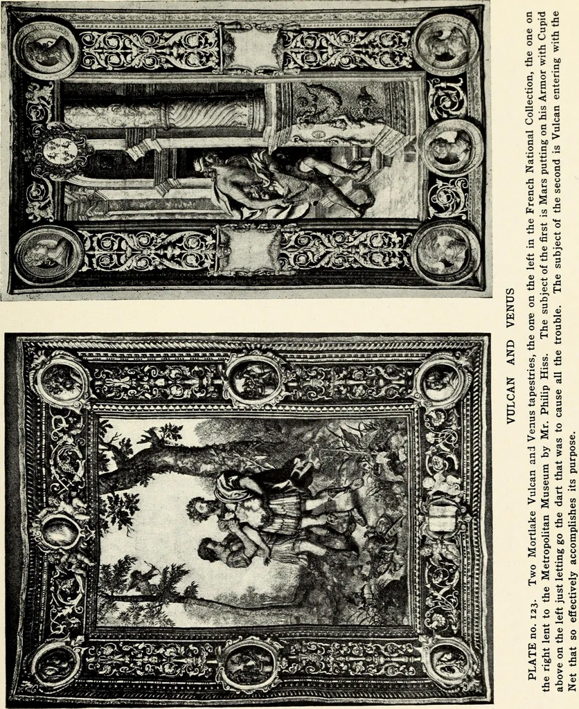 An illustration from Tapestries, their origin, history and renaissance, 1912, leaf 136
