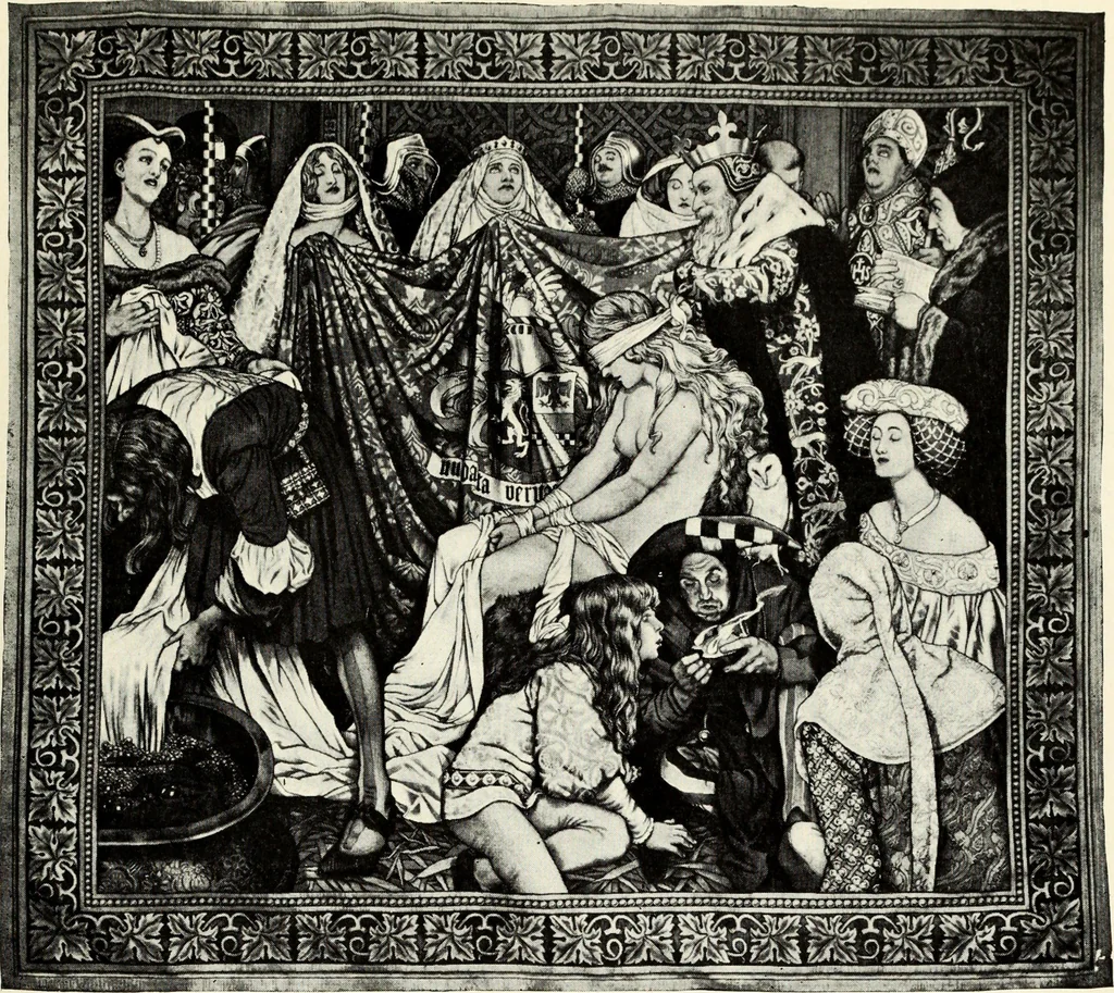 An illustration from Tapestries, their origin, history and renaissance, 1912, leaf 150
