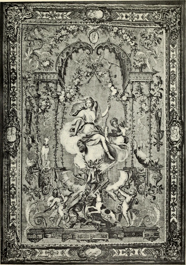 An illustration from Tapestries, their origin, history and renaissance, 1912, leaf 188