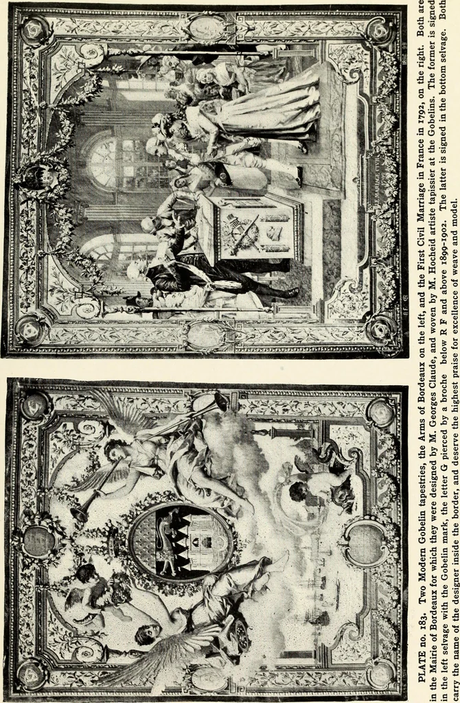 An illustration from Tapestries, their origin, history and renaissance, 1912, leaf 196