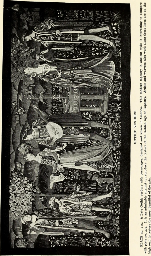 An illustration from Tapestries, their origin, history and renaissance, 1912, leaf 232
