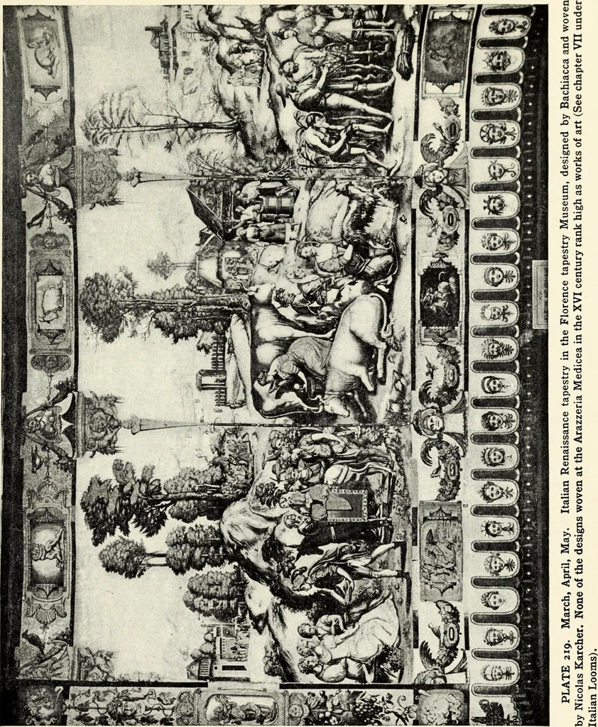 An illustration from Tapestries, their origin, history and renaissance, 1912, leaf 236
