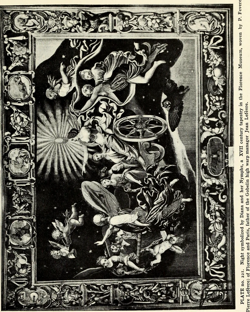 An illustration from Tapestries, their origin, history and renaissance, 1912, leaf 238