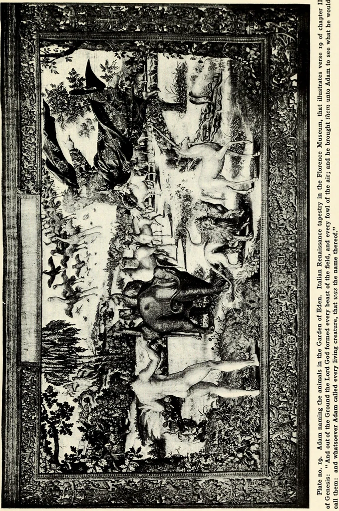 An illustration from Tapestries, their origin, history and renaissance, 1912, leaf 24