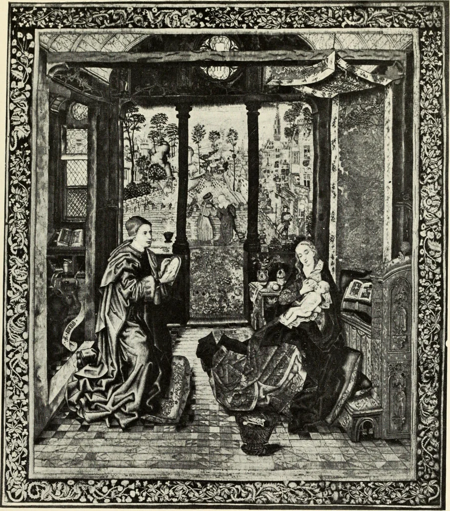 An illustration from Tapestries, their origin, history and renaissance, 1912, leaf 274