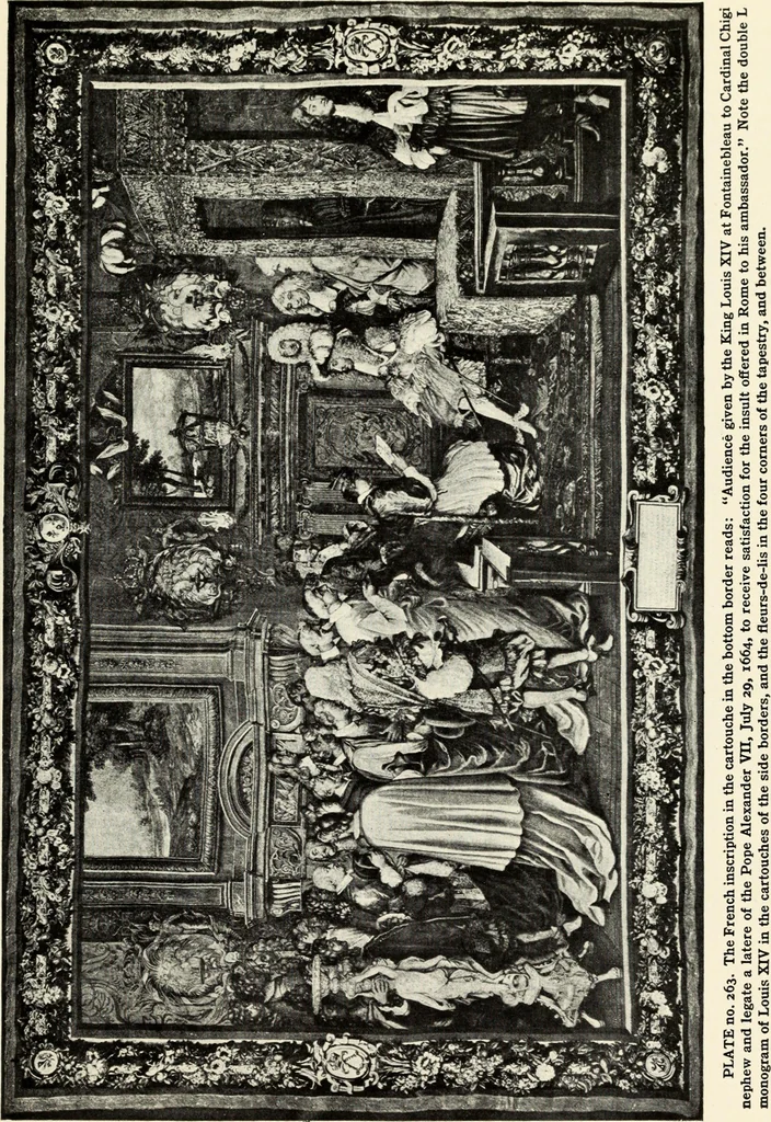An illustration from Tapestries, their origin, history and renaissance, 1912, leaf 280