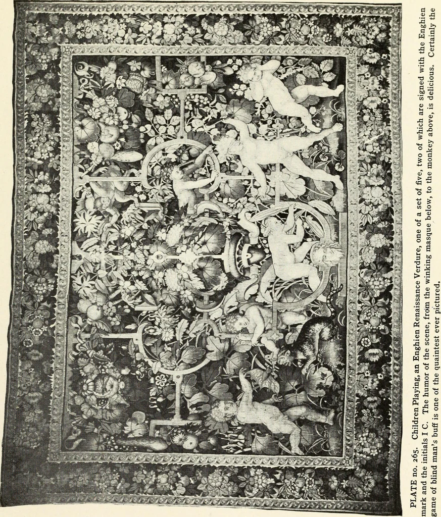 An illustration from Tapestries, their origin, history and renaissance, 1912, leaf 282