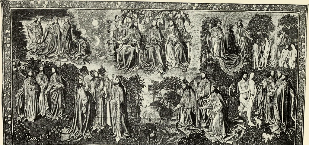 An illustration from Tapestries, their origin, history and renaissance, 1912, leaf 298