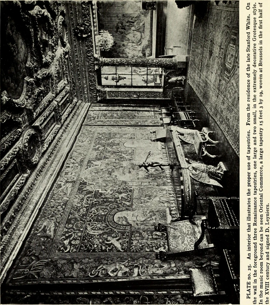 An illustration from Tapestries, their origin, history and renaissance, 1912, leaf 30