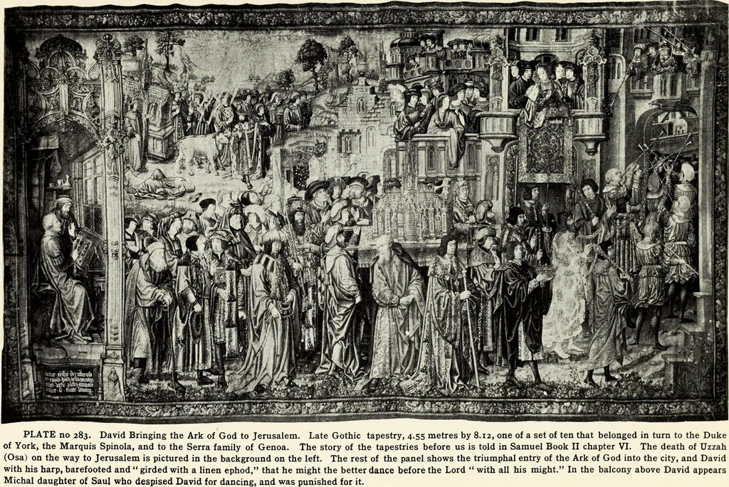 An illustration from Tapestries, their origin, history and renaissance, 1912, leaf 300