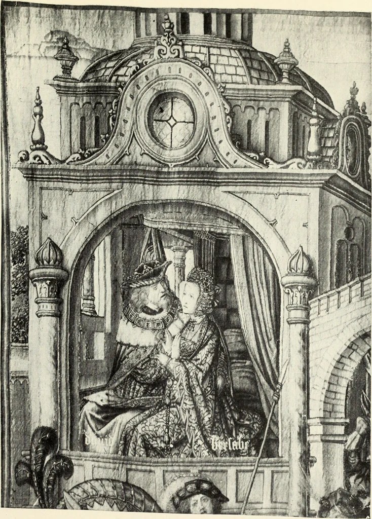 An illustration from Tapestries, their origin, history and renaissance, 1912, leaf 302