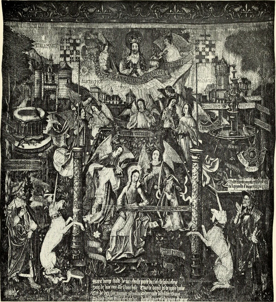 An illustration from Tapestries, their origin, history and renaissance, 1912, leaf 306