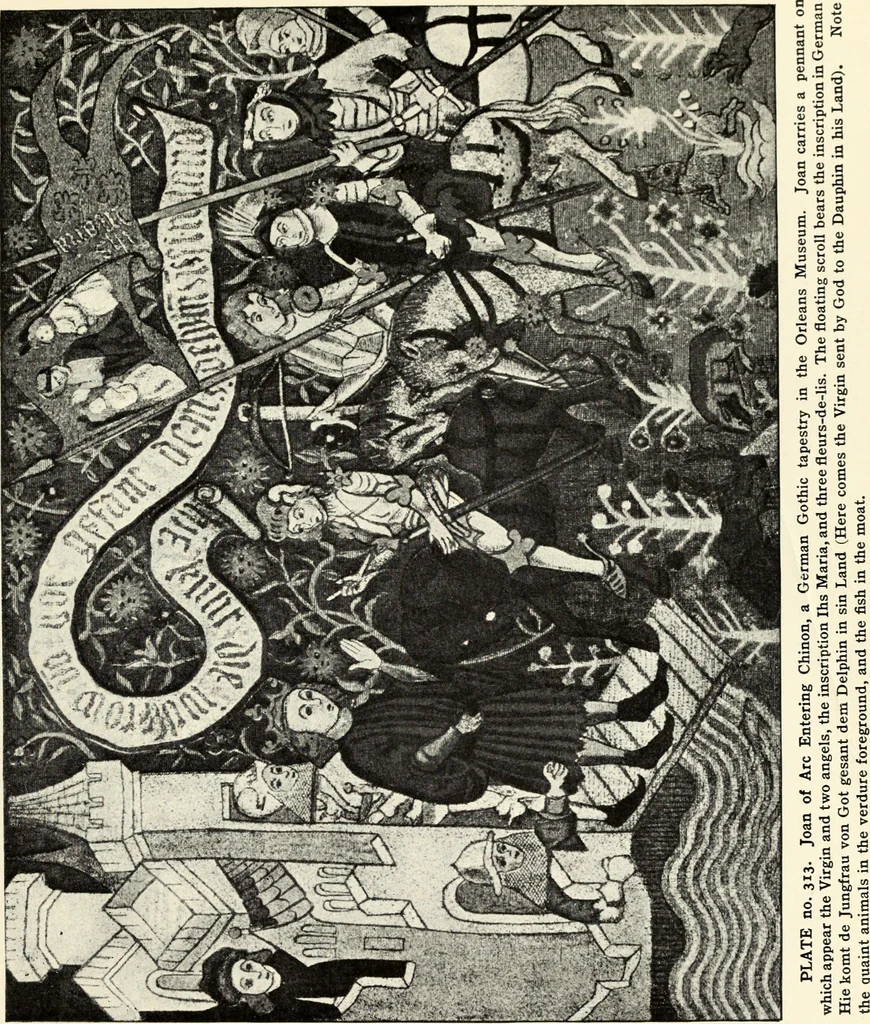 An illustration from Tapestries, their origin, history and renaissance, 1912, leaf 330