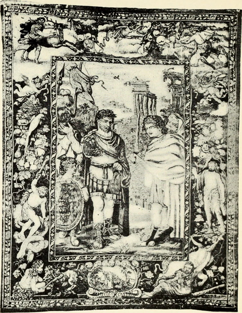An illustration from Tapestries, their origin, history and renaissance, 1912, leaf 336