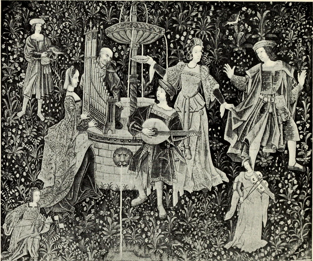 An illustration from Tapestries, their origin, history and renaissance, 1912, leaf 344