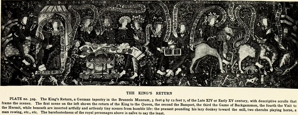 An illustration from Tapestries, their origin, history and renaissance, 1912, leaf 346