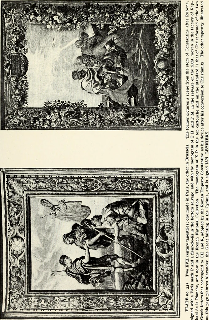 An illustration from Tapestries, their origin, history and renaissance, 1912, leaf 348