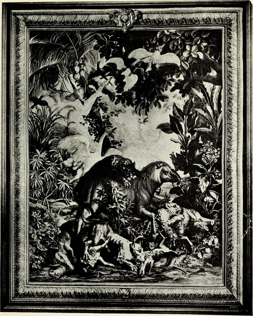 An illustration from Tapestries, their origin, history and renaissance, 1912, leaf 350