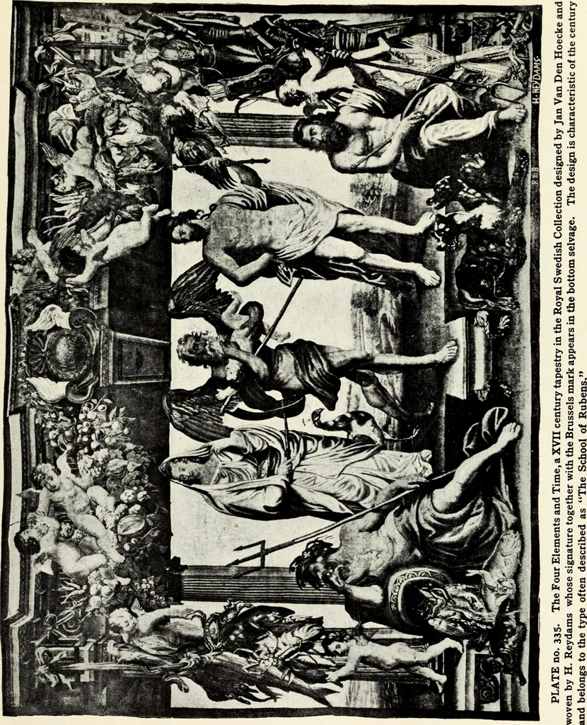 An illustration from Tapestries, their origin, history and renaissance, 1912, leaf 352