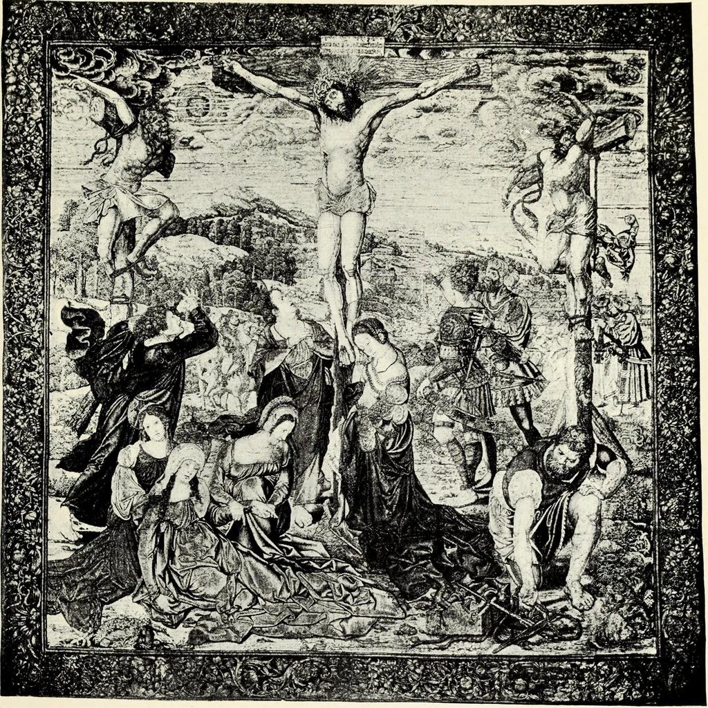 An illustration from Tapestries, their origin, history and renaissance, 1912, leaf 356