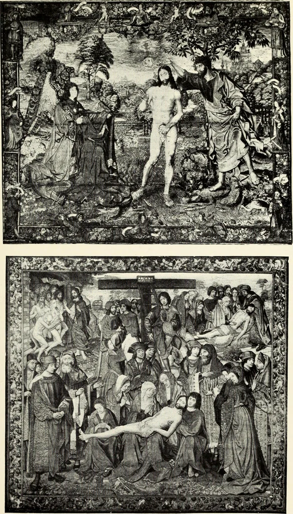 An illustration from Tapestries, their origin, history and renaissance, 1912, leaf 358