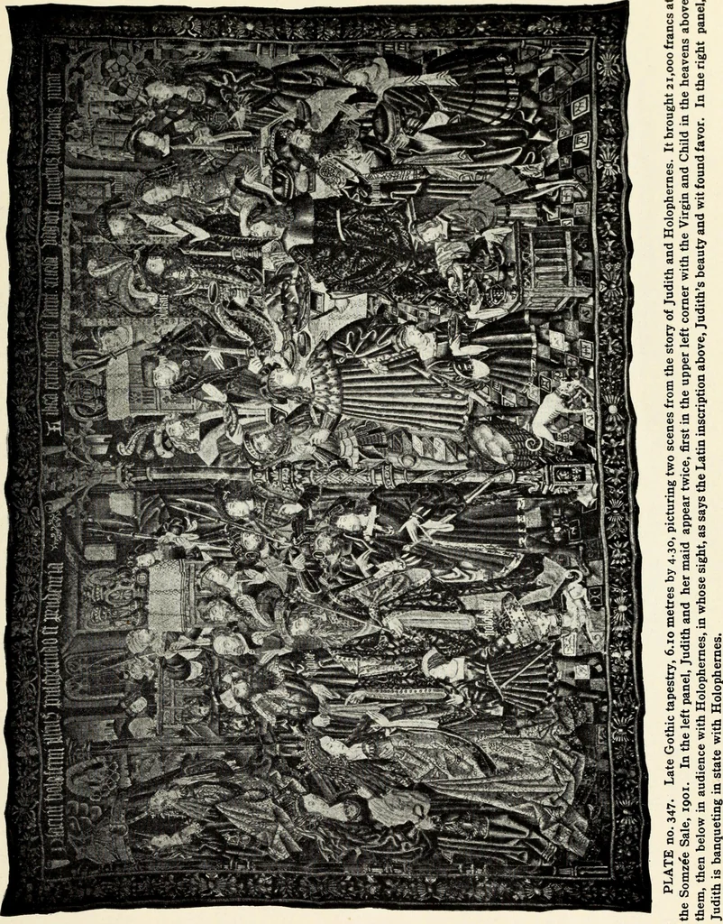 An illustration from Tapestries, their origin, history and renaissance, 1912, leaf 364