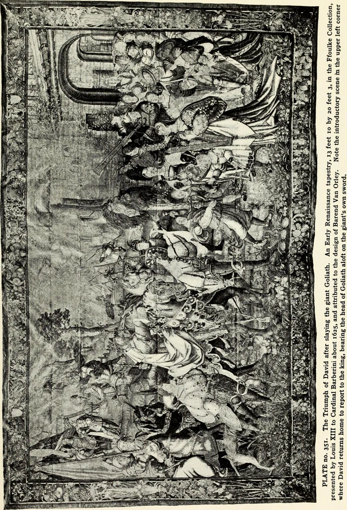 An illustration from Tapestries, their origin, history and renaissance, 1912, leaf 368