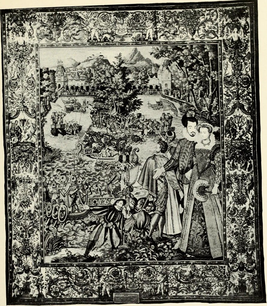 An illustration from Tapestries, their origin, history and renaissance, 1912, leaf 372