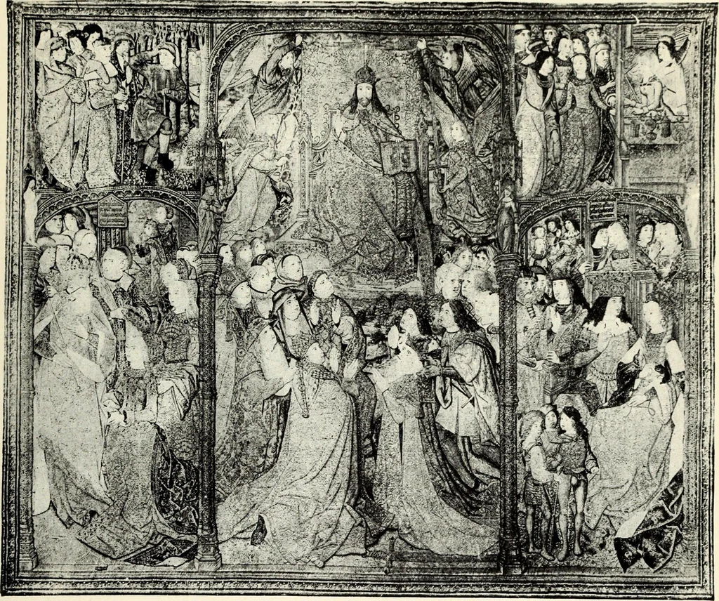 An illustration from Tapestries, their origin, history and renaissance, 1912, leaf 386