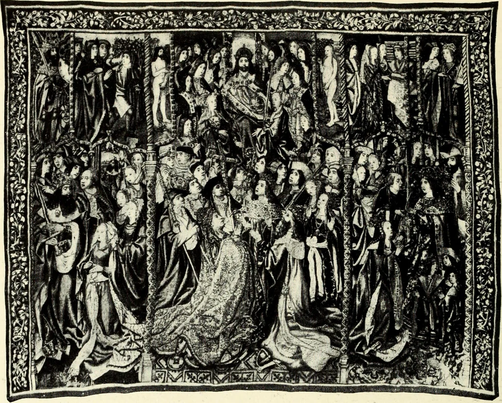 An illustration from Tapestries, their origin, history and renaissance, 1912, leaf 387