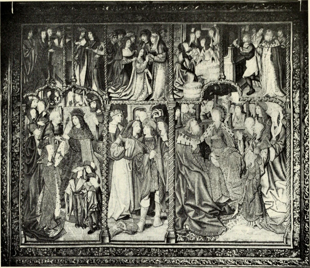 An illustration from Tapestries, their origin, history and renaissance, 1912, leaf 388