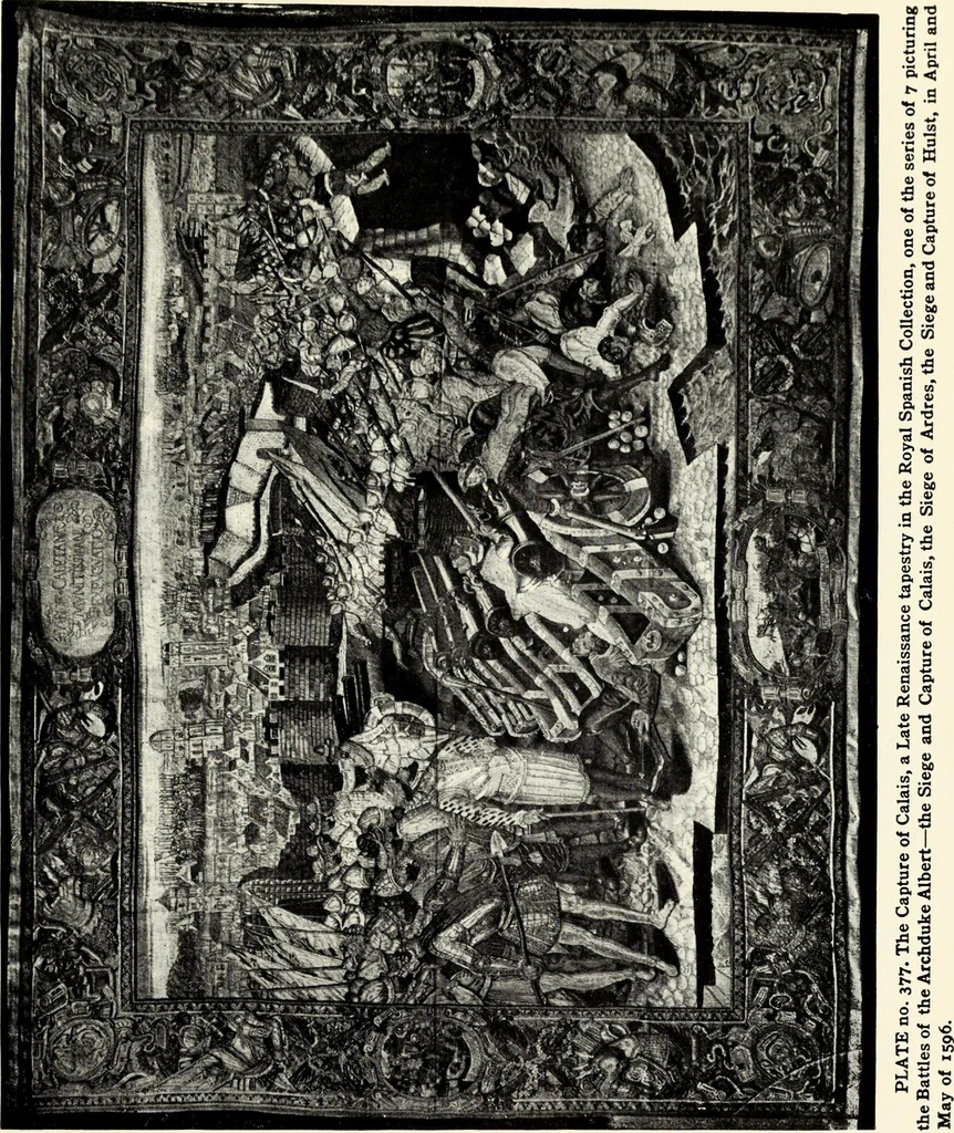 An illustration from Tapestries, their origin, history and renaissance, 1912, leaf 394