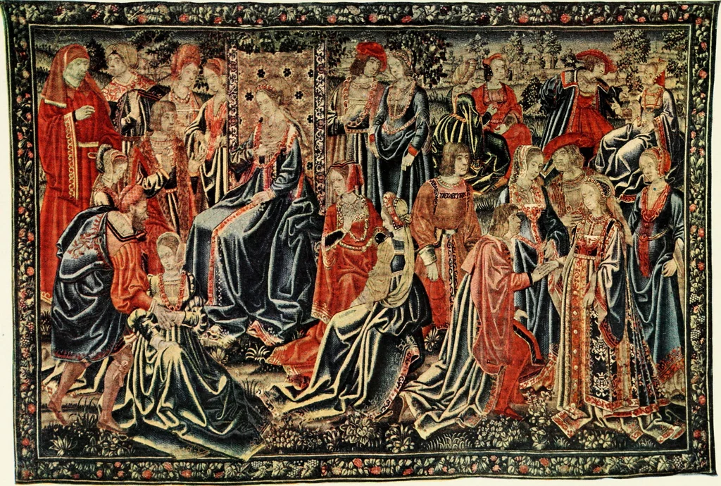 An illustration from Tapestries, their origin, history and renaissance, 1912, leaf 40