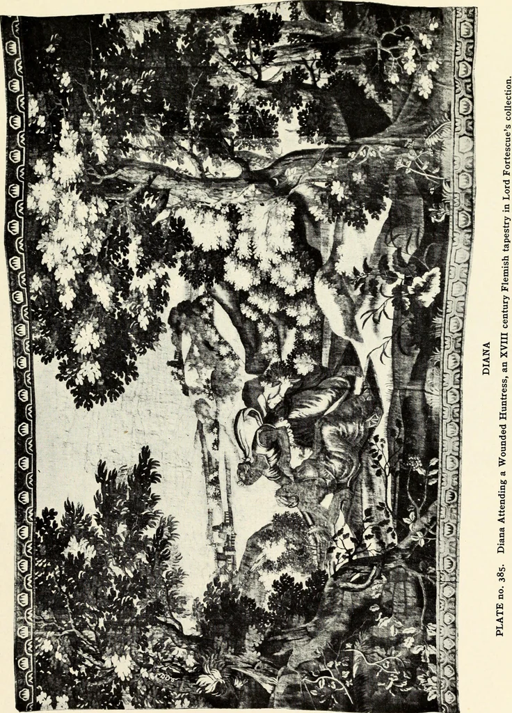 An illustration from Tapestries, their origin, history and renaissance, 1912, leaf 402