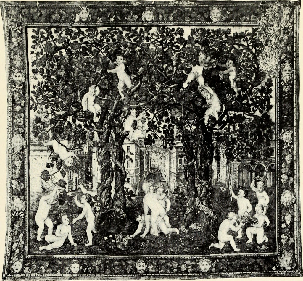 An illustration from Tapestries, their origin, history and renaissance, 1912, leaf 404