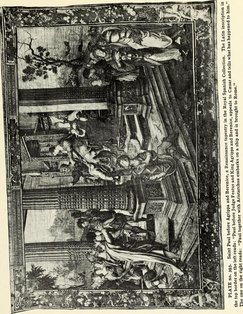 An illustration from Tapestries, their origin, history and renaissance, 1912, leaf 410