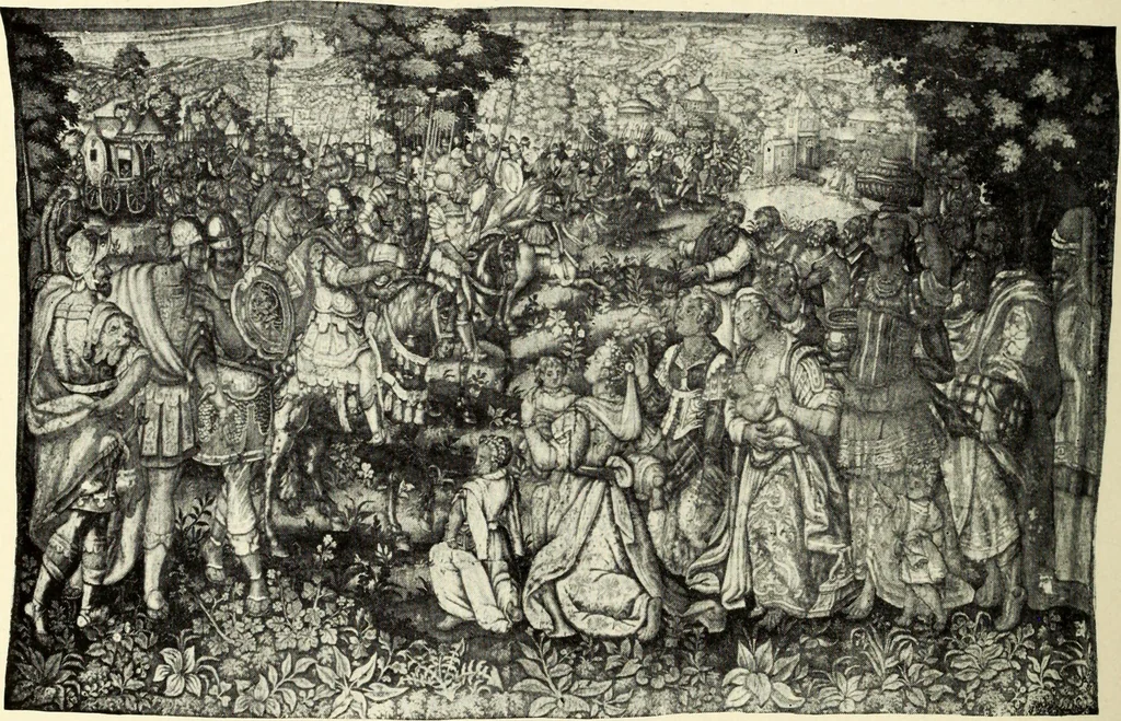 An illustration from Tapestries, their origin, history and renaissance, 1912, leaf 427
