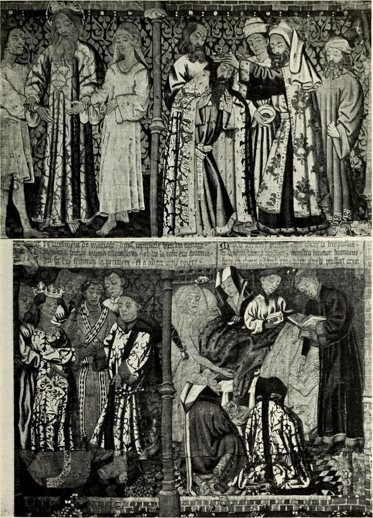 An illustration from Tapestries, their origin, history and renaissance, 1912, leaf 56