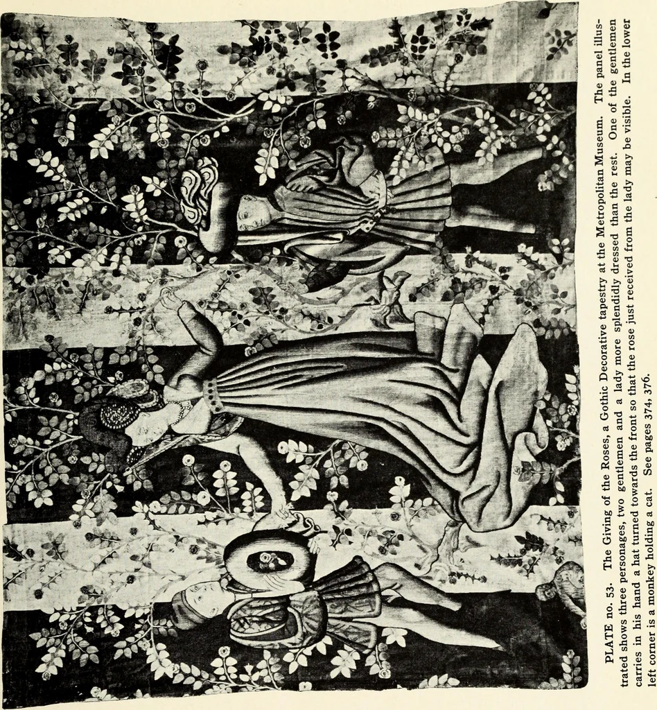 An illustration from Tapestries, their origin, history and renaissance, 1912, leaf 62