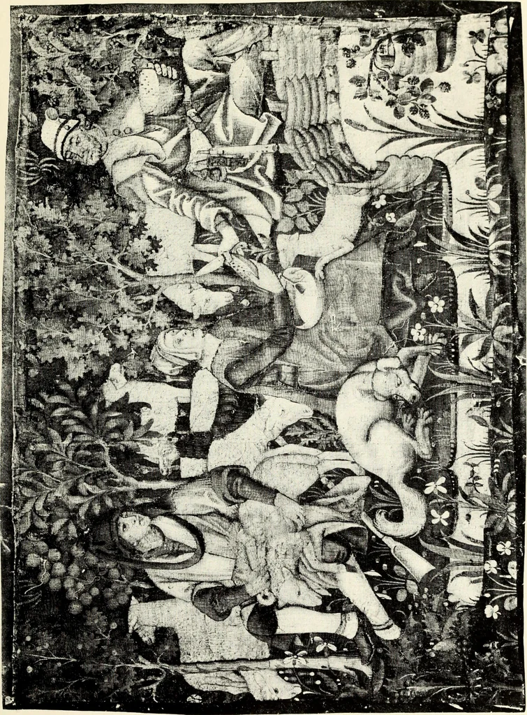 An illustration from Tapestries, their origin, history and renaissance, 1912, leaf 64