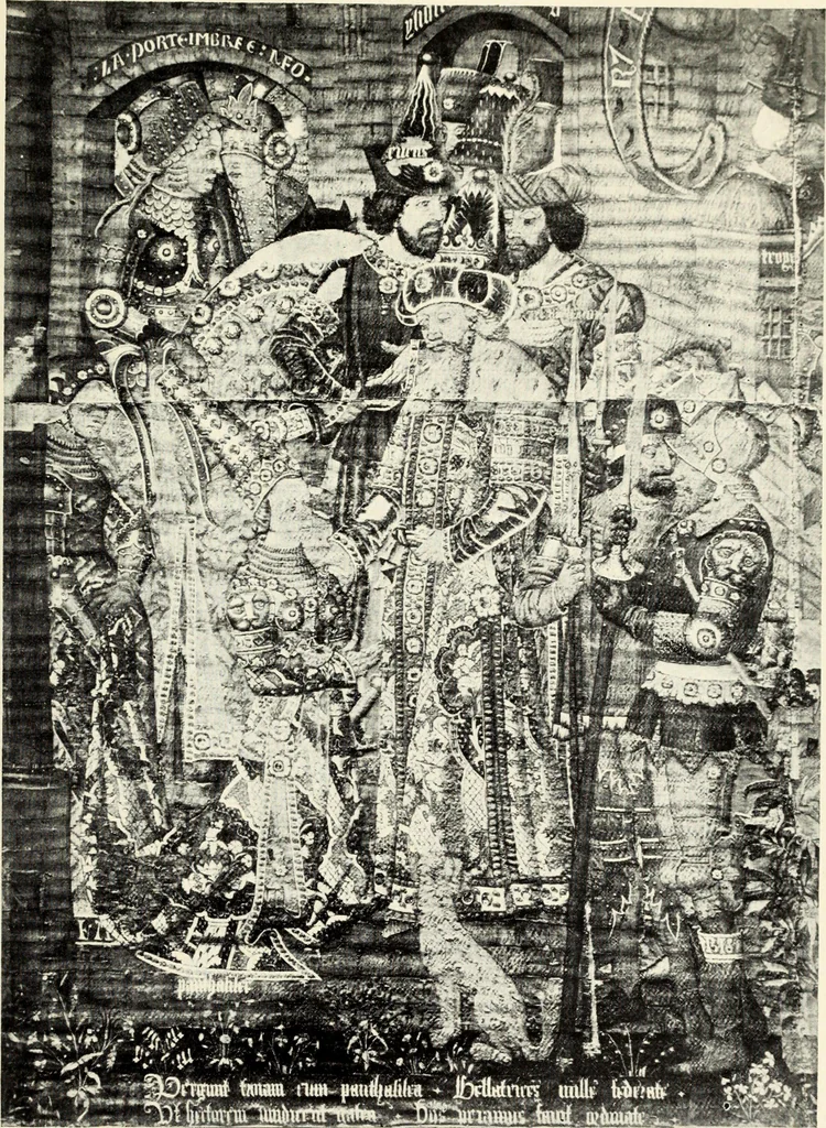 An illustration from Tapestries, their origin, history and renaissance, 1912, leaf 68