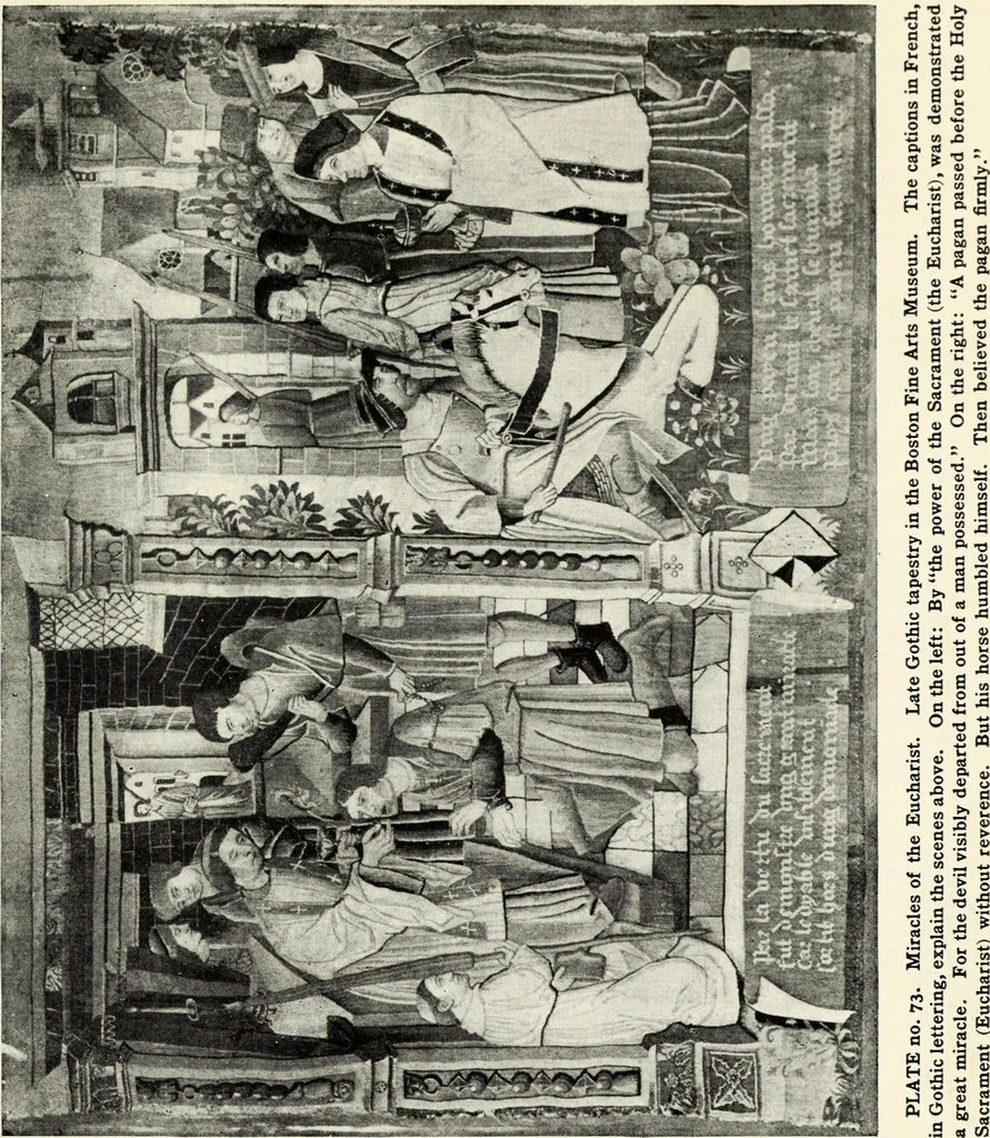 An illustration from Tapestries, their origin, history and renaissance, 1912, leaf 82