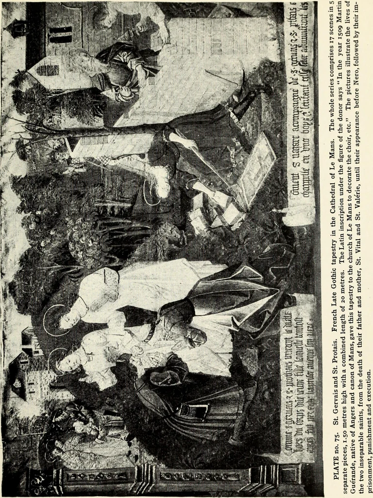 An illustration from Tapestries, their origin, history and renaissance, 1912, leaf 84