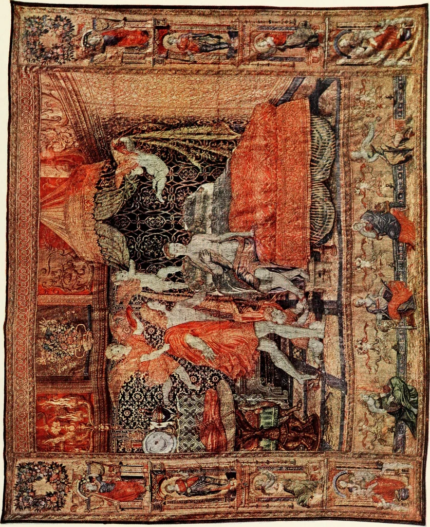 An illustration from Tapestries, their origin, history and renaissance, 1912, leaf 88
