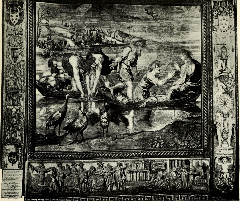An illustration from Tapestries, their origin, history and renaissance, 1912, leaf 96