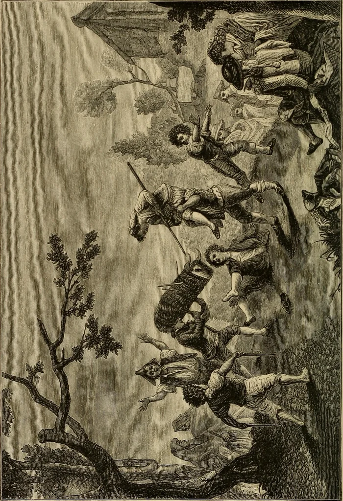An illustration from Tapestry, 1878, leaf 61