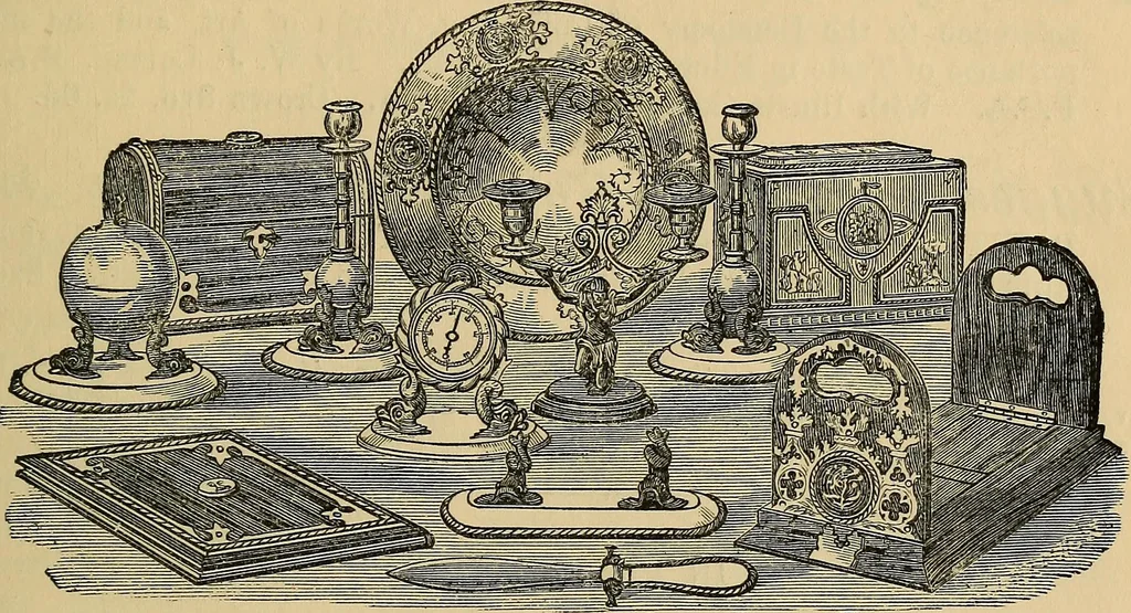 An illustration from Tapestry, 1878, leaf 98