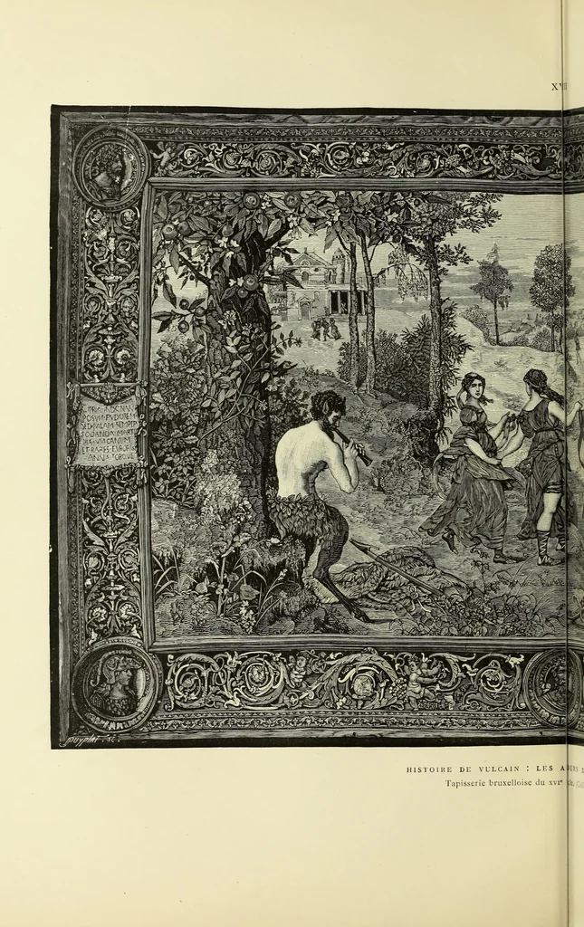 An illustration from Tapisseries, broderies et dentelles; recueil de modeles anciens et modernes, 1890, leaf 101